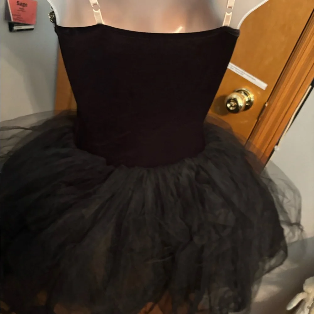 Black and Bronze Ballet Costume - Picture 4 of 6